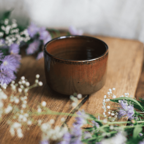 Ciotola Per Tè Matcha Chawan Giapponese - Handmade In Ceramica Per Cerimonia Del Tè - Foto 4